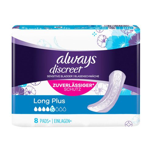 Always Discreet Inkontinenz Einlagen+ Long Plus 8 St - Always - Marken 