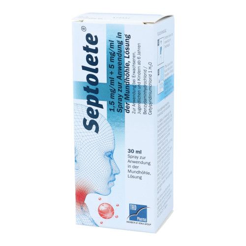 Septolete 1,5 Mg/ml + 5 Mg/ml Spray 30 Ml - Zahnfleischentzündung ...